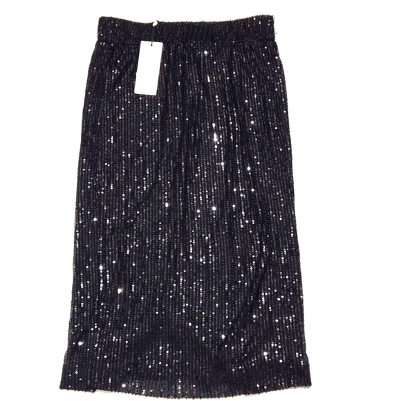 Nwt Haver & Blair Sparkly Sequined    Skirt - Picture 1 of 10